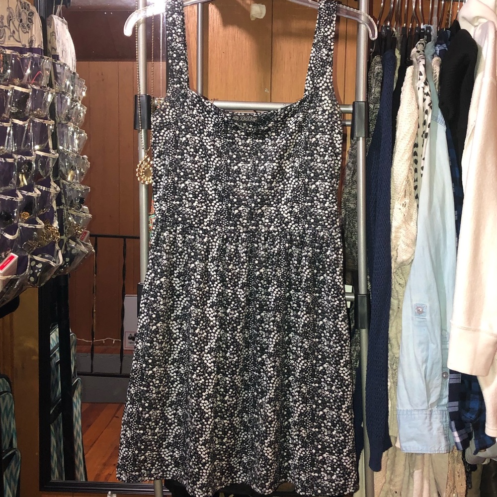 Black and white summer dress
